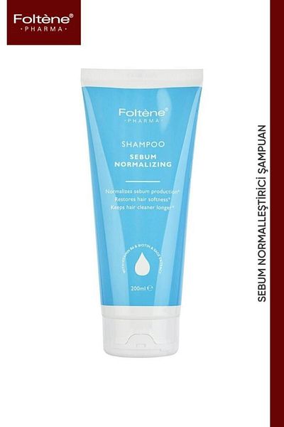 Foltene Pharma 200 ml Sebum Normalizing Oil Regulating Shampoo