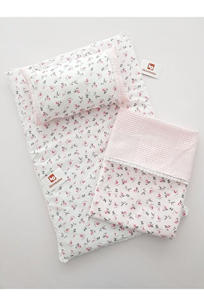 ilkimbebe طقم حفاضات مع بطانية للأطفال - وسادة، موسلين، وسادة أطفال، حديثي ال...