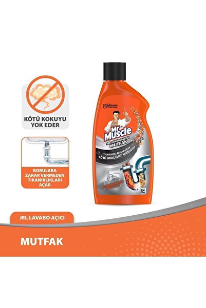 Mr. Muscle Jel Lavabo Açıcı 500 ml