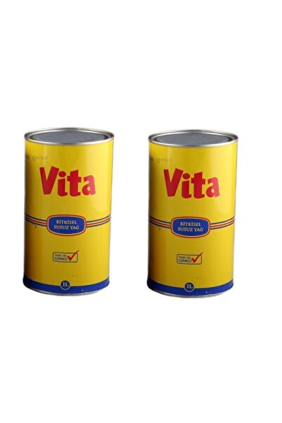 vita Bitkisel Susuz Yağ 1 Lt X 2 Adet