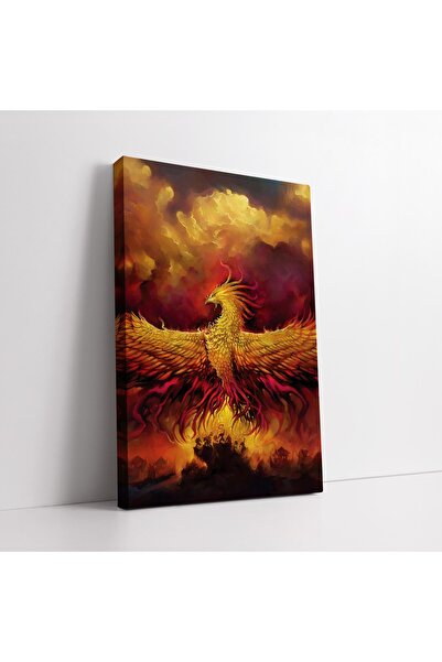 KOSS Dijital Legendary Phoenix Bird Canvas Print