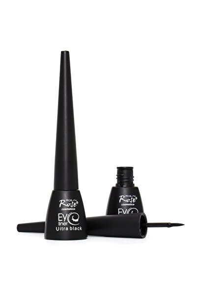 Roesıa Rose Cosmetics Rose Ultra Black Eyeliner Siyah Model