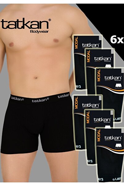 TATKAN BODYWEAR Tatkan - 6'lı - Penye Modal Erkek Boxershort