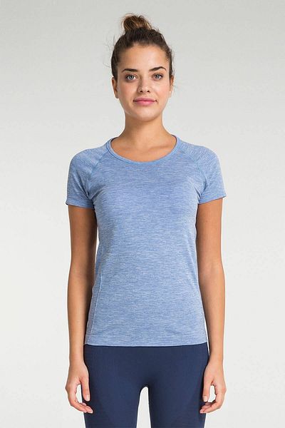 Jerf Pasto Rundhals-Ultraleicht-T-Shirt Blau
