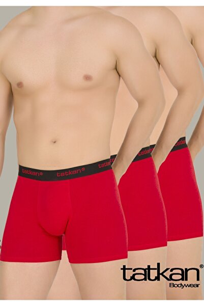 TATKAN BODYWEAR Tatkan - 3'lü Penye Modal Erkek Boxershort