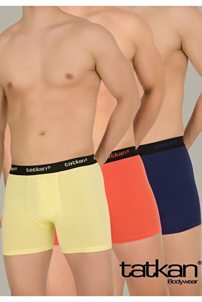 TATKAN BODYWEAR Tatkan - 3'lü Penye Modal Erkek Boxershort