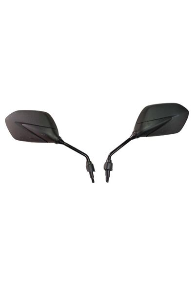 Honda Activa 125 S Uyumlu Karbon Görünümlü Mat Ayna Takım Kaliteli (8 MM DÜZ ...