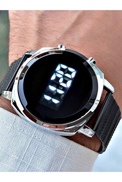 G Sport POLO Led Dijital Geometrik Model Hasır Kordon Erkek Kol Saati