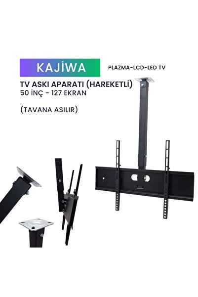 KAJİWA 50 İNÇ ASKI APARATI HAREKETLİ (127 EKRAN) Tüm Marka ve modellerle uyum...