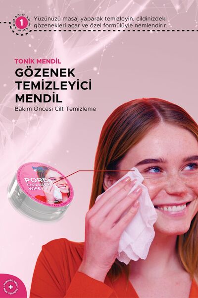 HandyTowel 3 Step Collagen Facial Care Set, Wipes, Serum, Mask