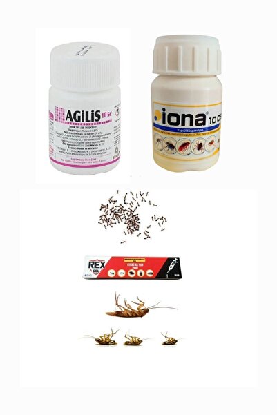 İONA İona 10cs 50ml/agilis 50ml/rex Jel 35gr/haşere Böcek Sinek Ilaçları