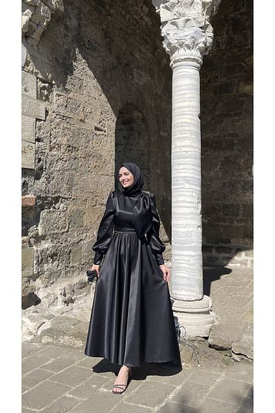 MOOLİSA Βραδινό φόρεμα Bera Μαύρο