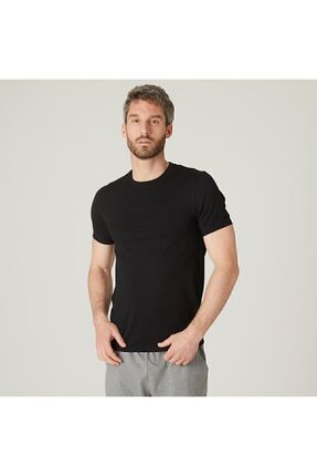 Decathlon Erkek Siyah Slim Spor Ti ortu 500 Fitness Fiyat Yorumlar Trendyol
