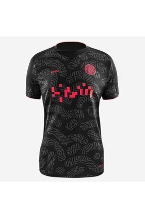 Decathlon K sa Kollu Futbol Formas Siyah gri pembe Viralto I