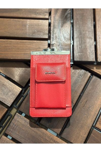 SARACH Mrs Red Genuine Leather Cigarette Holder