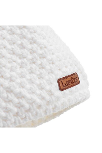 Decathlon Wedze Timeless White Adult Ski Beanie