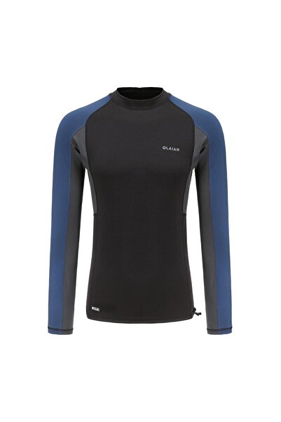 Decathlon Erkek Uv Korumalı Uzun Kollu Sörf Tişörtü - Mavi - 500