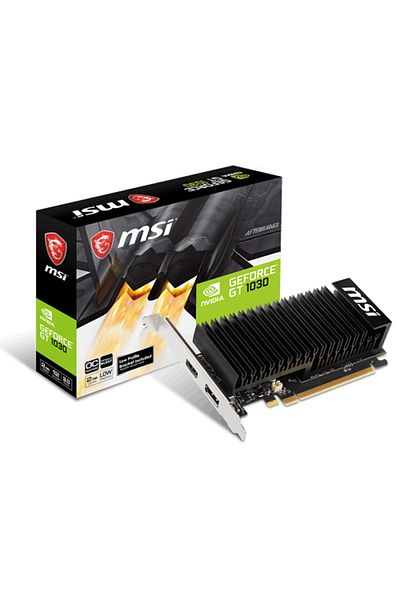 MSI Geforce Gt 1030 2ghd4 Lp Oc 2gb Gddr4 64bit Dx12 Nvidia Graphics Card