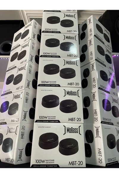 MOBASS Mbt-20 20mm Dome Tweeter 50w Rms Power 100w Max Power 2li Takım