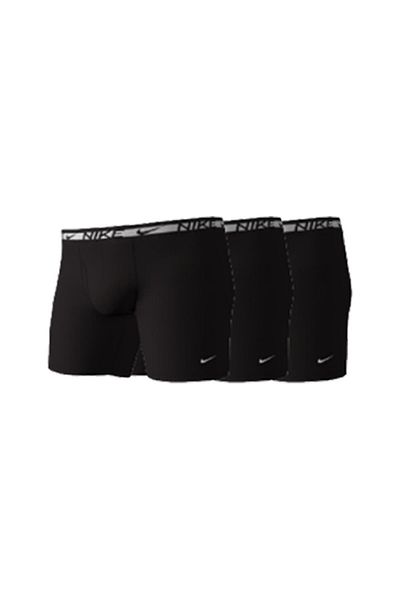 Nike Men's Black Boxers with Brand Logo and Elastic Band Suitable for Daily Use 0000ke1152-ub1