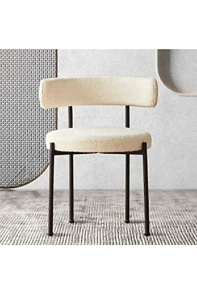 teknotrust Beyaz 4'lü Teddy Sandalye Mutfak Sandalyesi Salon Sandalyesi Cafe ...