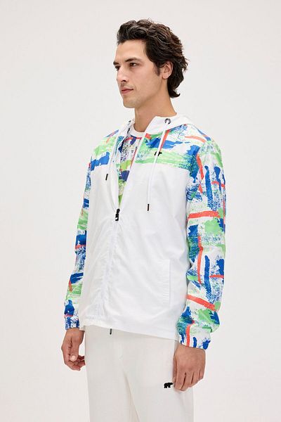 Bad Bear Doyle White Men's Windbreaker - Stylish and Comfortable