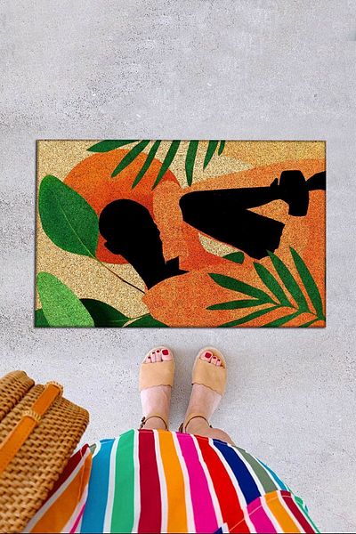 Chilai Home Pvc Frau Non-Slip Base Inside and Outside Door Front Mats