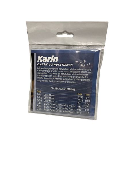 Karin CLASSIC GUITAR STRING 1 Set 6 A det strings inside 3 PCS PENA