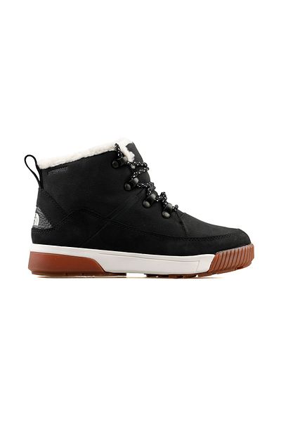 THE NORTH FACE Sierra Mid Wp - Μαύρες μπότες πεζοπορίας με δαντέλα και παπούτσια εξωτερικού χώρου