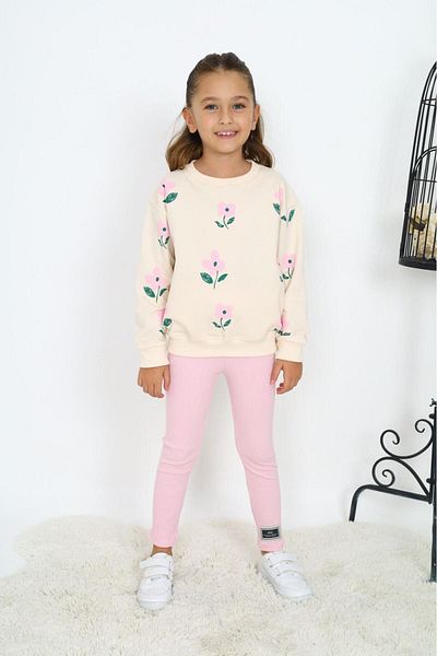 My Kids Wear طقم خيطين منقوش بالزهور للفتيات