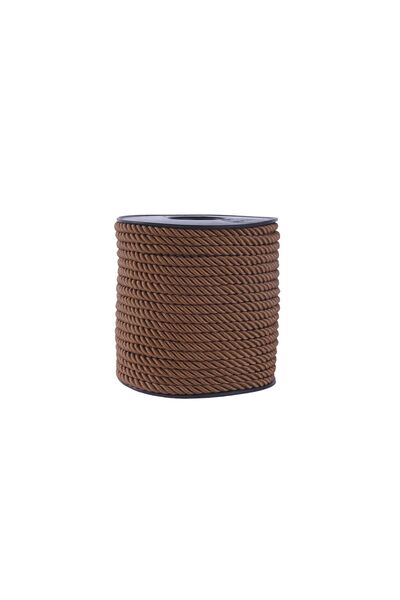 MEFAKS TEKSTİL 3mm Polyester Kordon İp 25 Metre | Makrome & Örgü İpi