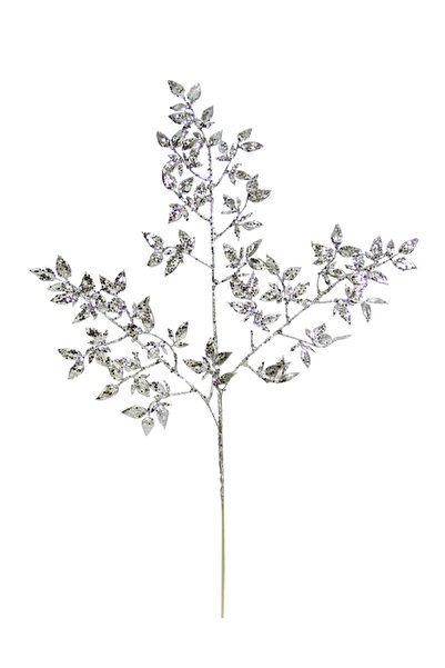 Dekorsende Yapay Ruskus Dalı Gümüş 75 Cm