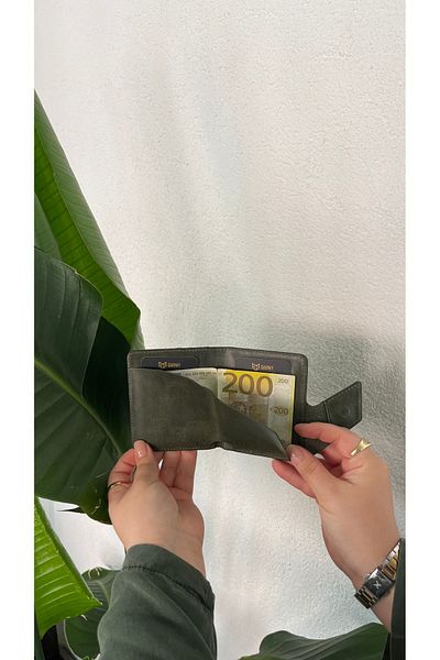 Garniy Σετ πορτοφολιού και θήκης κάρτας 1706 Model από γνήσιο δέρμα
