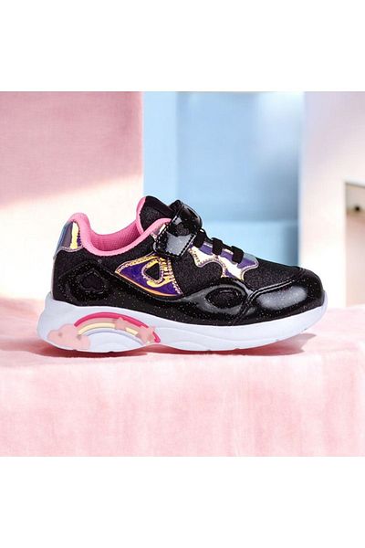 BUCKHEAD Girl's Lighted Sneakers - Velcro Sneakers