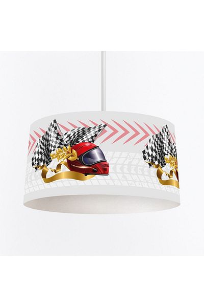 instababyrooms Children's Room Digital Printed Single Modern Pendant Lamp Chandelier TeenAge Model 0001