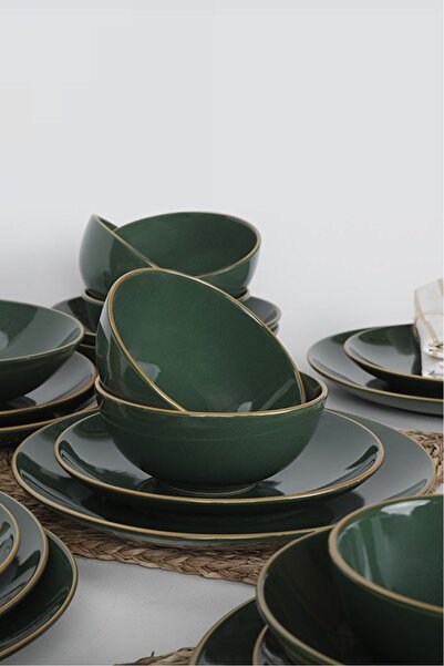 Keramika Alfa 24 Parça 6 Kişilik Yemek Takımı Jocobs