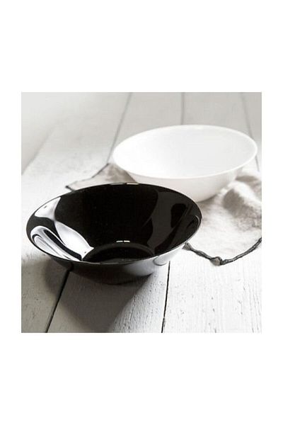 Luminarc Carine Black Tempered Salad Bowl - 27 cm Q4797 Classic