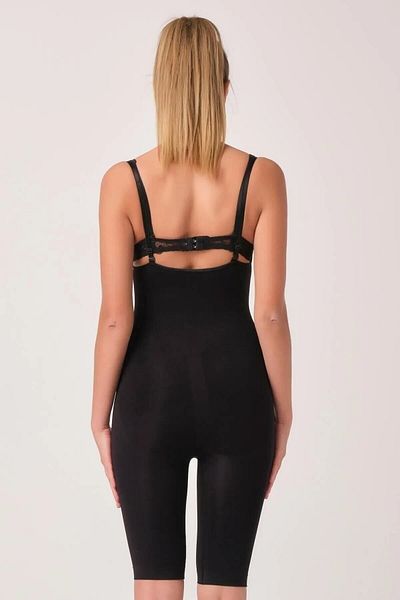 Esbersi Instantly Slimming 2 Sizes Full Length Underbust Strappy Shorts Corset Tights