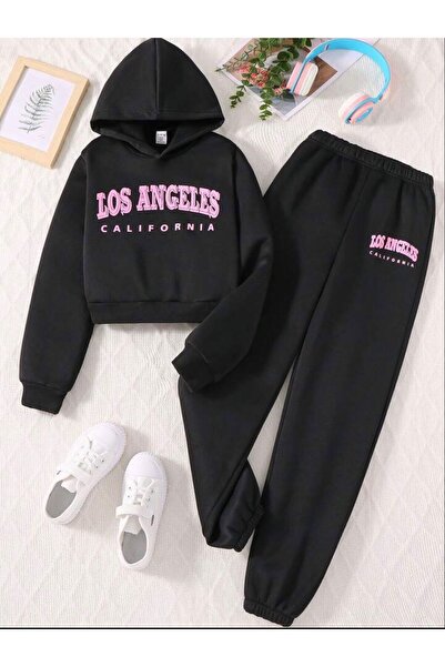 Renna Mood Set de trening pentru fete/băieți cu imprimeu Los Angeles California