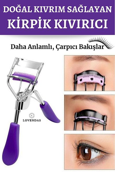 Lovendas Professional Eyelash Curler in Custom Box with Ergonomic Design