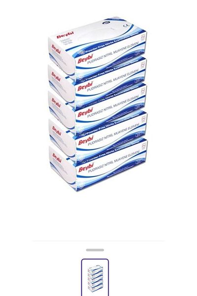 Beybi BLUE GLOVES Nitrile Powder Free 1 Box - 20 Pack