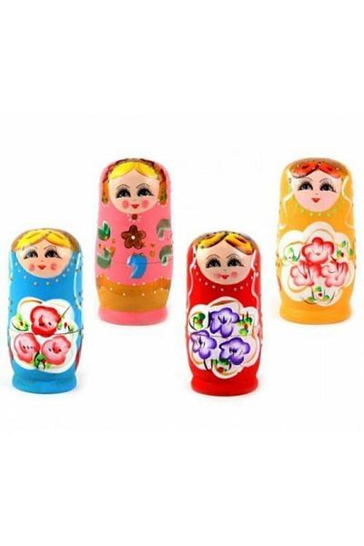 Tatlı Telaşlar Wooden Matryoshka Set of 5