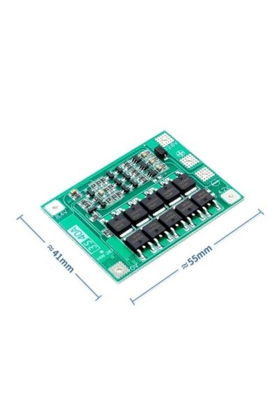 Genel Markalar 3s 40a Bms 12.6v 18650 Lityum Pil Şarj Koruma Modülü