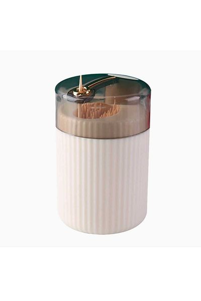 Elit Beige Color Brand Automatic Toothpick Holder - Special Design Decorative