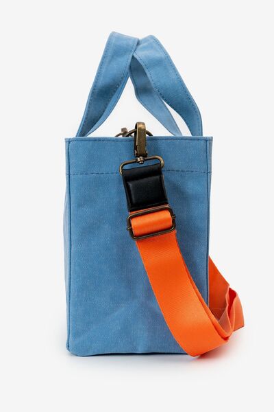 Goo Leather Goods Canvas Strap Daily Use Shoulder and Hand Bag Tote Bag - Hard Fabric