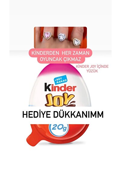 Hediyedukkani Kinder joy içinde yüzük