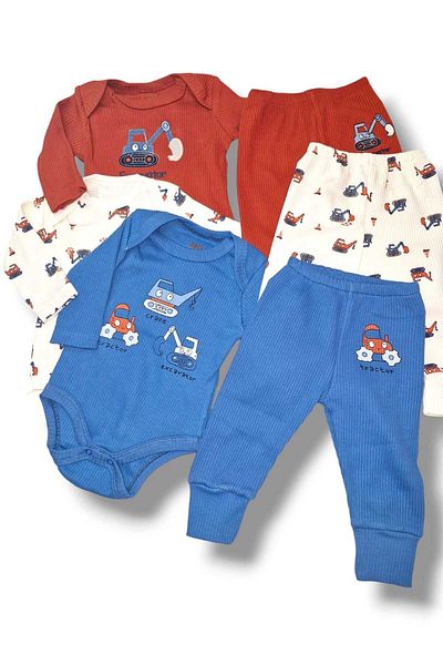 Necix's Necix 3-Piece Game Figured Zibin and Bottom Pants Set