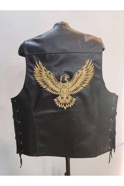Dein DasLeder Eagle Model Genuine Calf Leather Vest