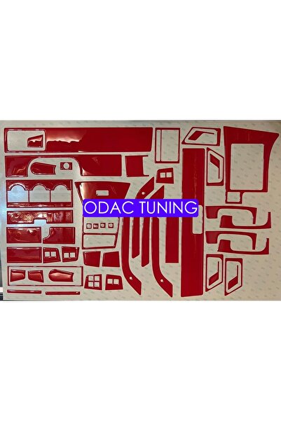 ODAC TUNING اللون الأحمر فيات تمبرا تيبو - طقم توربيدو ووحدة التحكم وحواف الص...