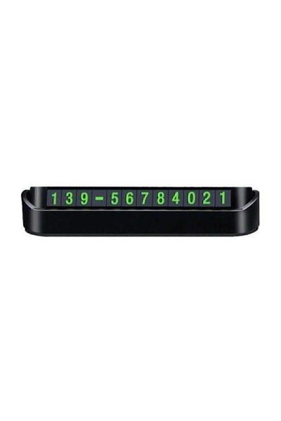 CMT Phosphorescent Closable Numberer Front Torpedo Top Phone Number Indicator Car
